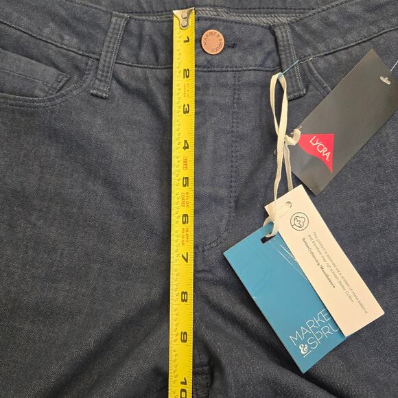Market & Spruce Straight Leg High rise Dark Wash Denim sz 6 NWT Stitch Fix - Picture 5 of 7